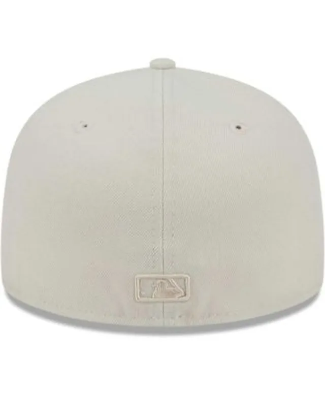 Houston Astros New Era Stone Dim Undervisor 59FIFTY Fitted Hat - Khaki