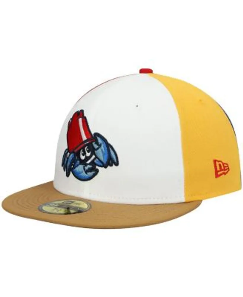 Men's Norfolk Tides New Era White Authentic Collection Team Alternate  59FIFTY Fitted Hat