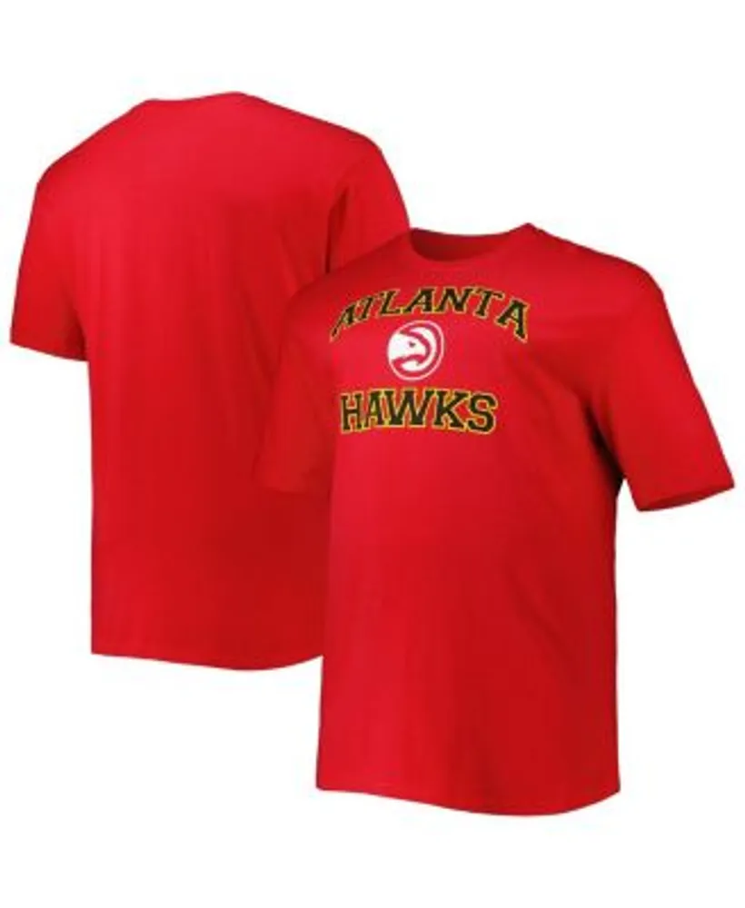 PROFILE Men's Red Atlanta Hawks Big & Tall Heart & Soul T-Shirt