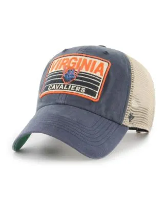 Men's New Era Navy/Orange Virginia Cavaliers Team Script 9FIFTY Snapback Hat