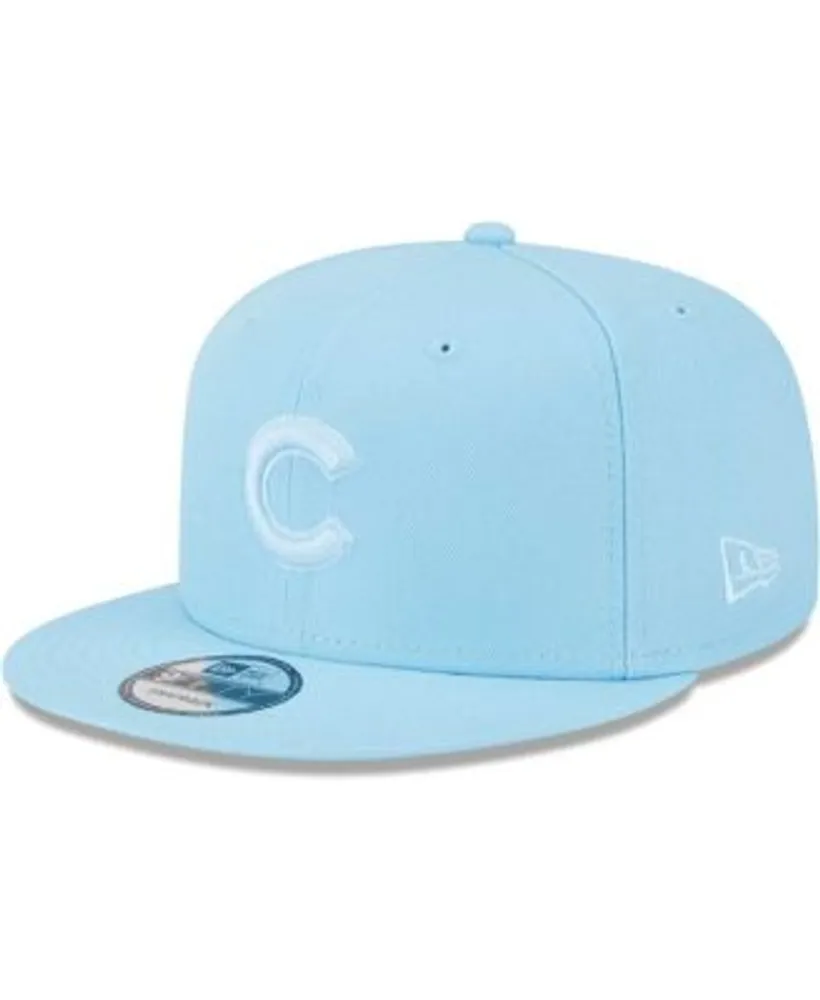 Men's Light Blue Chicago Cubs Spring Color Basic 9FIFTY Snapback Hat