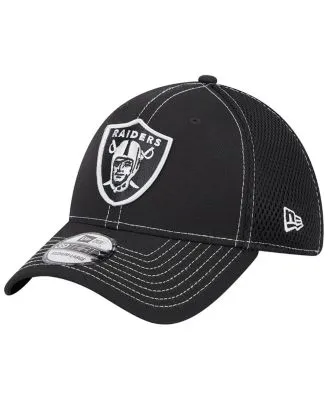 Men's New Era Black Las Vegas Raiders Team Neo Logo 39THIRTY Flex - Hat