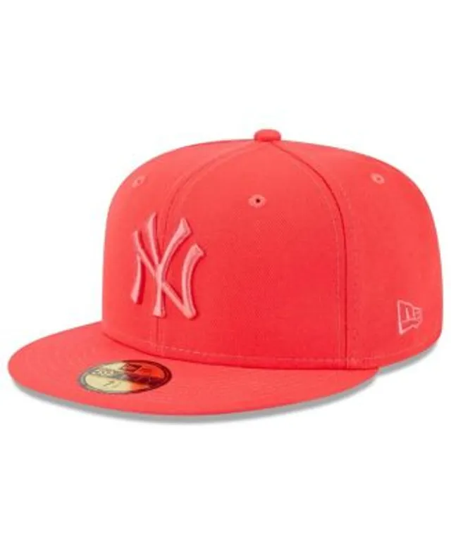 Men's New York Yankees New Era Pink/Sky Blue 1999 World Series Cooperstown  Collection Undervisor 59FIFTY