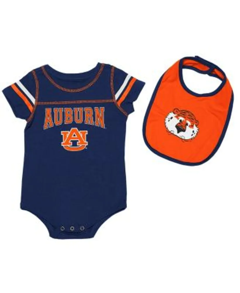 Atlanta Braves Newborn & Infant Navy Little Champ Three-Pack Bodysuit, Bib  & Booties Set