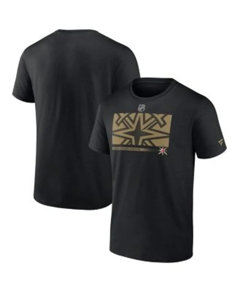 Fanatics Men's Branded Black Vegas Golden Knights Authentic Pro Core  Collection Secondary T-shirt