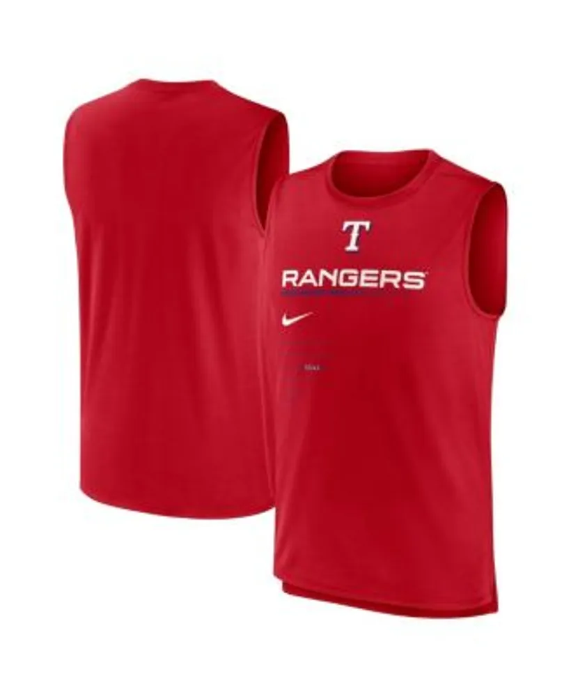 Texas Rangers Nike Exceed Performance Tank Top - Red