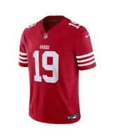 Men's San Francisco 49ers Fred Warner Nike Scarlet Vapor Limited Jersey