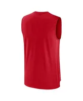 Men's Nike Red Texas Rangers Exceed Performance Tank Top Size: Large