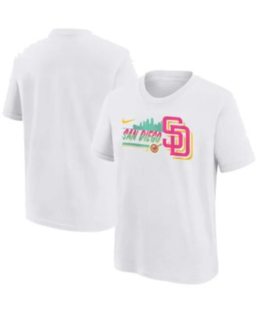 Nike Preschool Boys and Girls White San Diego Padres City Connect T-shirt