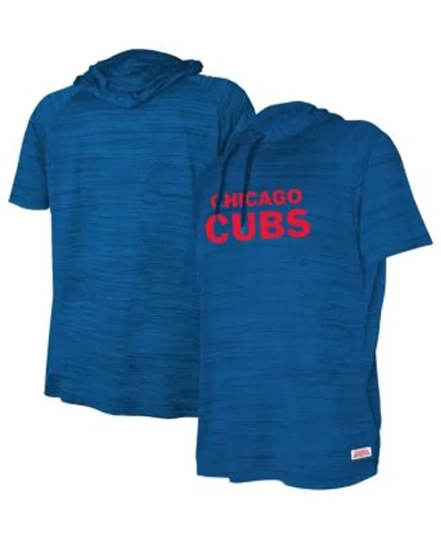 Men's Stitches Heathered Gray Chicago Cubs Pullover Sweatshirt