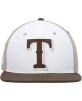 Pro Standard White, Brown Houston Astros Chocolate Ice Cream Drip Snapback  Hat for Men