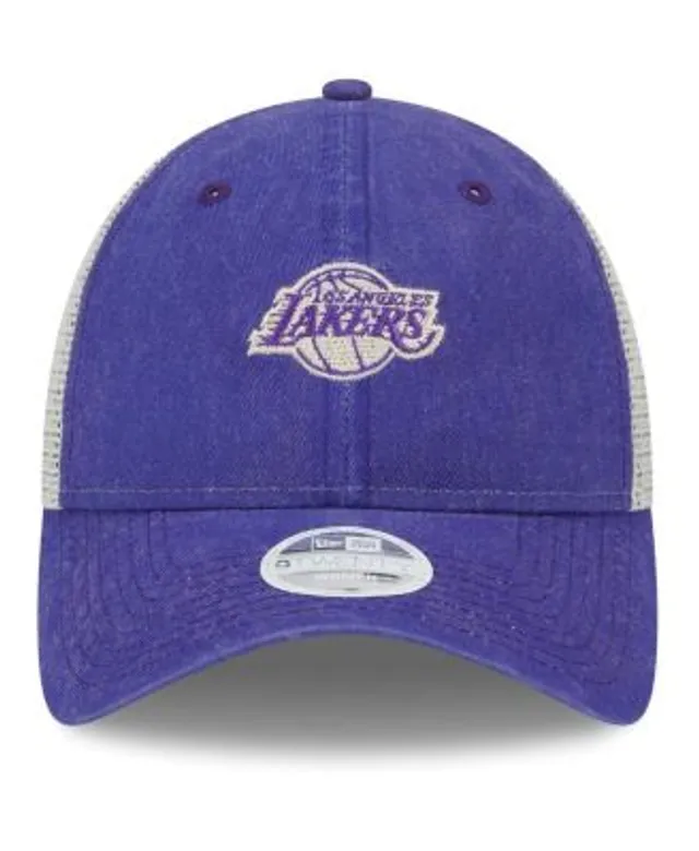 New Era Women's Purple Los Angeles Lakers Bloom Print 9Twenty Adjustable Hat