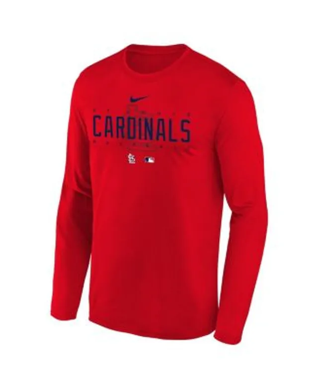 Nike St. Louis Cardinals Men's Early Work Dri-Fit T-Shirt - Macy's
