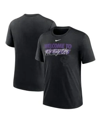 Nike Men's Colorado Rockies Early Work Dri-Blend T-Shirt - Macy's