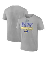 Fanatics Los Angeles Rams Super Bowl LVI Champs Men's Stacked Roster T-Shirt 21 / M