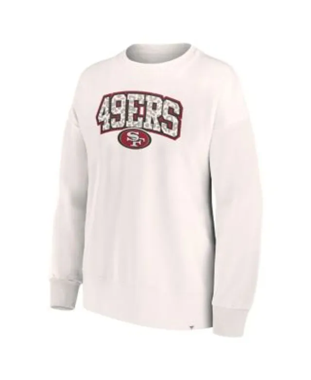 San Francisco 49ers Junk Food Women's Cropped Fleece Pullover