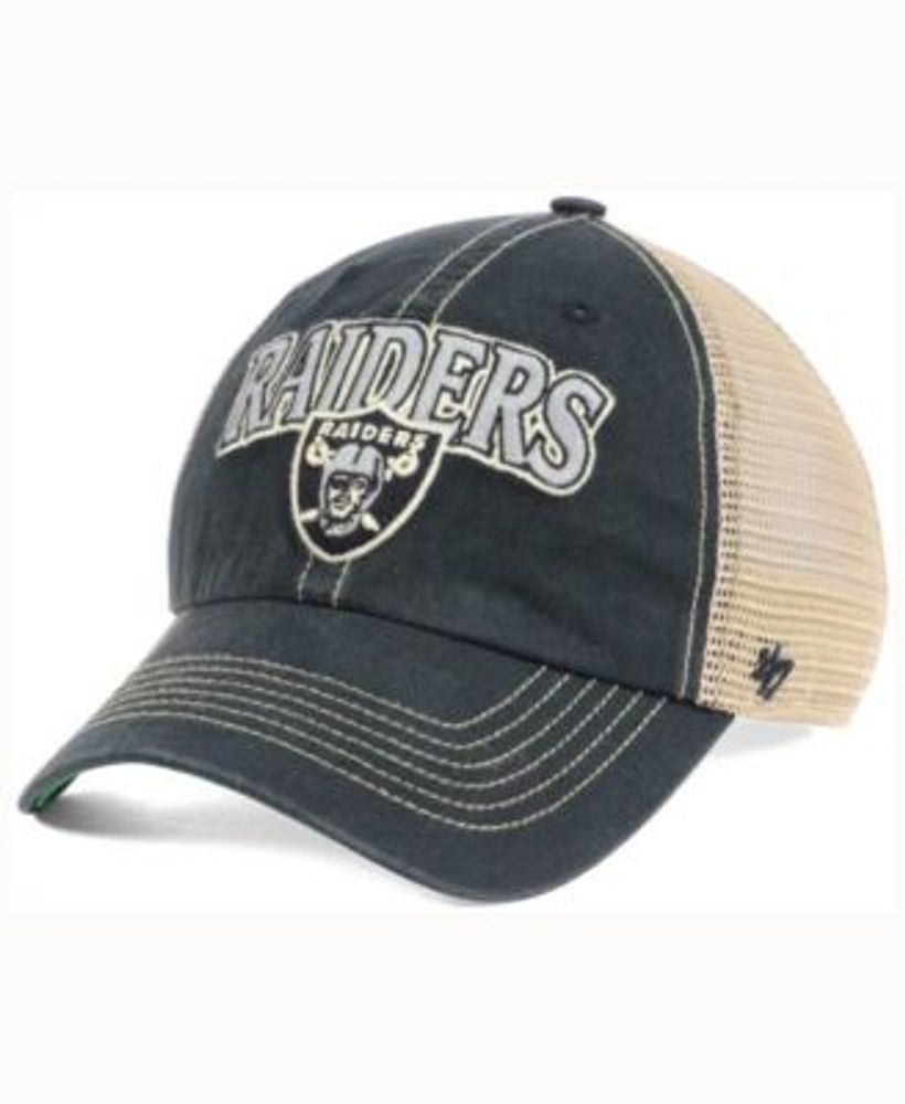 Men's '47 Charcoal Las Vegas Raiders Trawler Clean Up Trucker