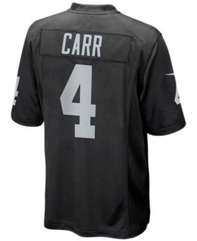 Nike NFL Youth XL Black Oakland Raiders Derek Carr Jersey for