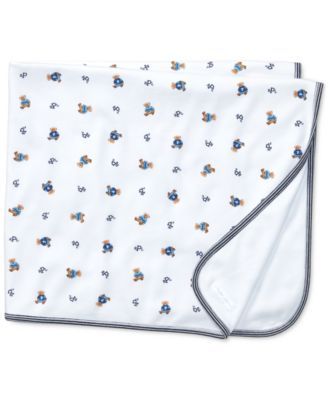 Ralph Lauren Baby Boys Reversible Bear Printed Blanket