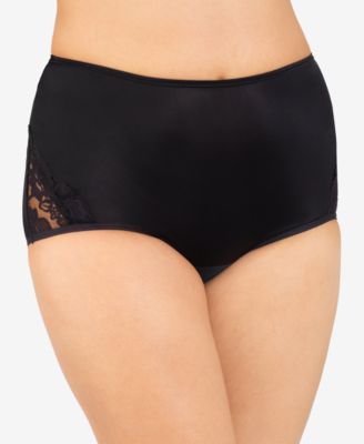 Perfectly Yours® Lace Nouveau Nylon Brief Underwear 13001, extended sizes available
