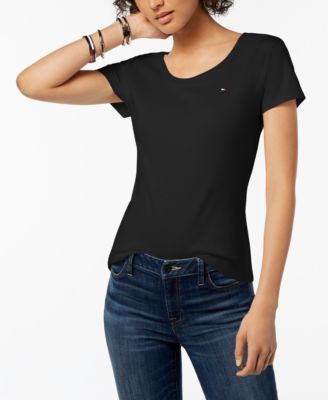 Cotton Scoop Neck T-Shirt, Created for Macy's