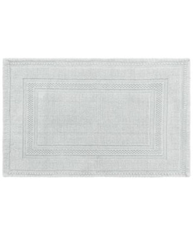 Jean Pierre Cotton Bath 21 x 34 in. Rug (Aqua Blue)