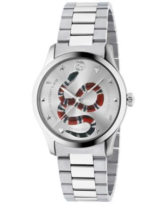 Men's Swiss G-Timeless Stainless Steel Bracelet Watch 38mm