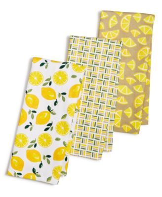 3-Pc. Citrus Kitchen Towel Set, Created for Macy's