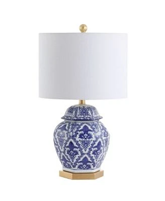 Gretchen 25" Ginger Jar Ceramic,Metal LED Table Lamp