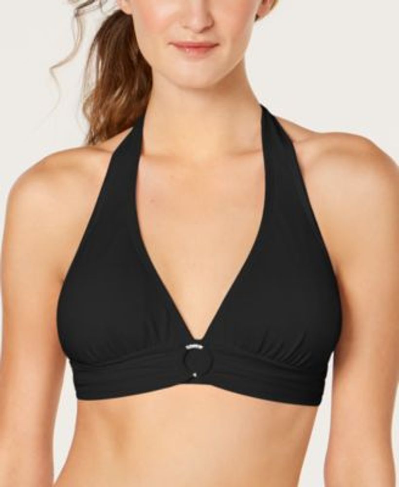 Michael Kors Logo-Ring Halter Bikini Top, Created for Macy's | Connecticut  Post Mall