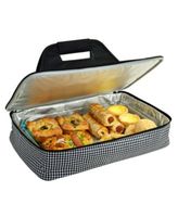 Picnic at Ascot Pie/Cake Carrier - Trellis Blue