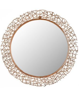 Twig Mirror in Copper