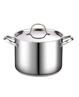 8-Quart Classic Stainless Steel Stockpot with Lid