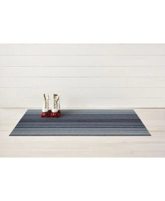 Block Stripe Shag Doormat - 18" x 28"