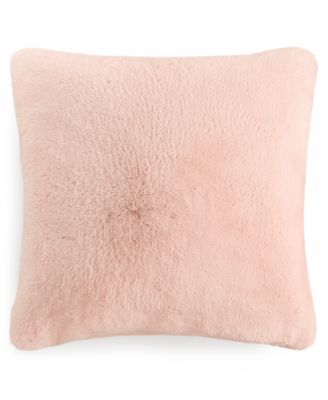 Faux Fur 20" x Decorative Pillow, Created for Macy's