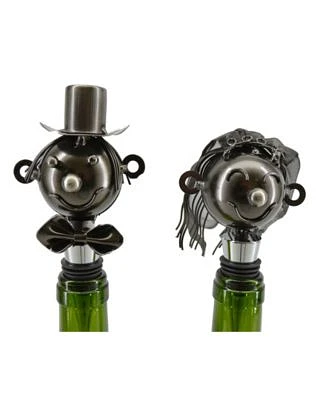 Bride and Groom Bottle Stopper