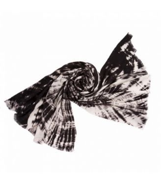 Tie Dye Scarf with Fringes