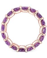 Amethyst Eternity Band (1/2 c.t. t.w.) Sterling Silver (Also Available Citrine, Rhodolite Garnet, Multi, Blue Topaz, and Lab Created Opal)