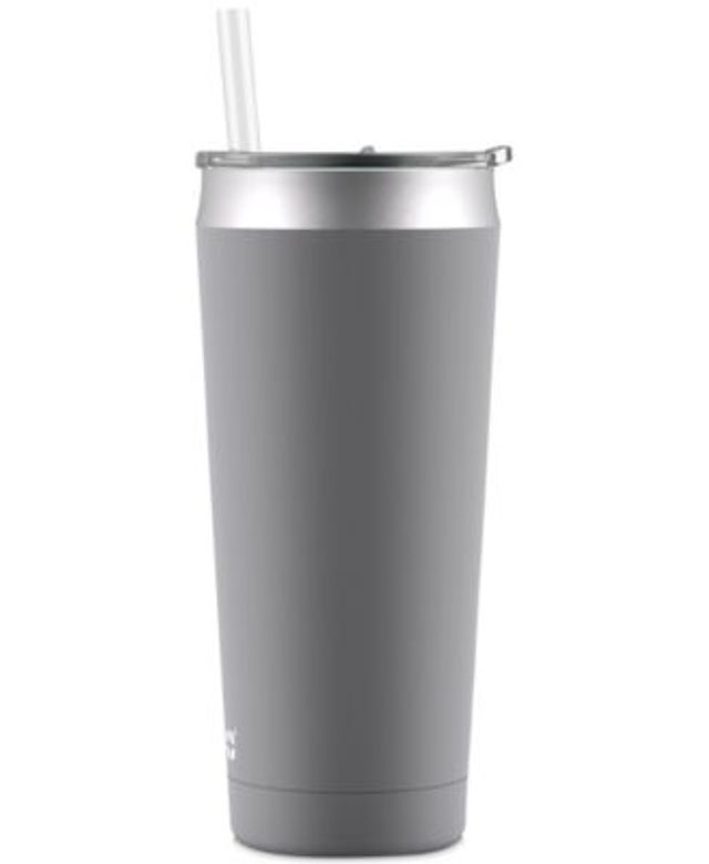 Ello Jones 11-Oz. Stainless Steel Coffee Tumbler, Black Metallic Stripes -  Macy's