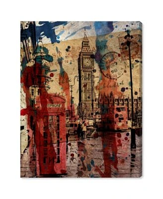 London in Red Canvas Art