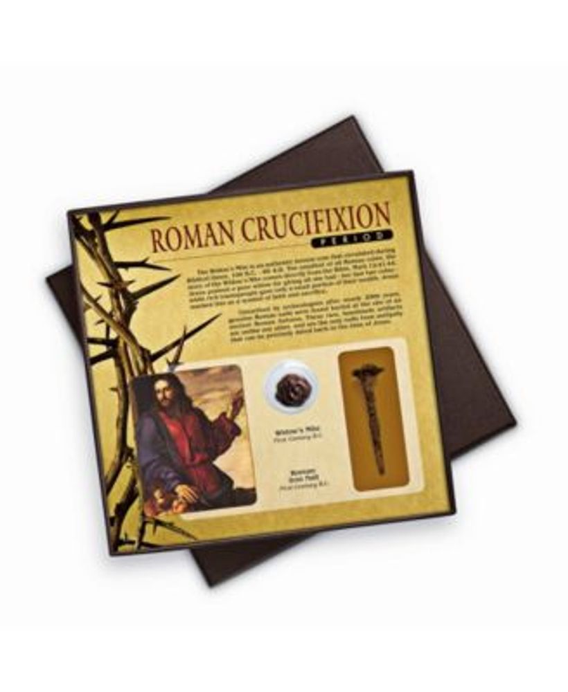 Roman Crucifixion Period Widow's Mite and Nail Collection