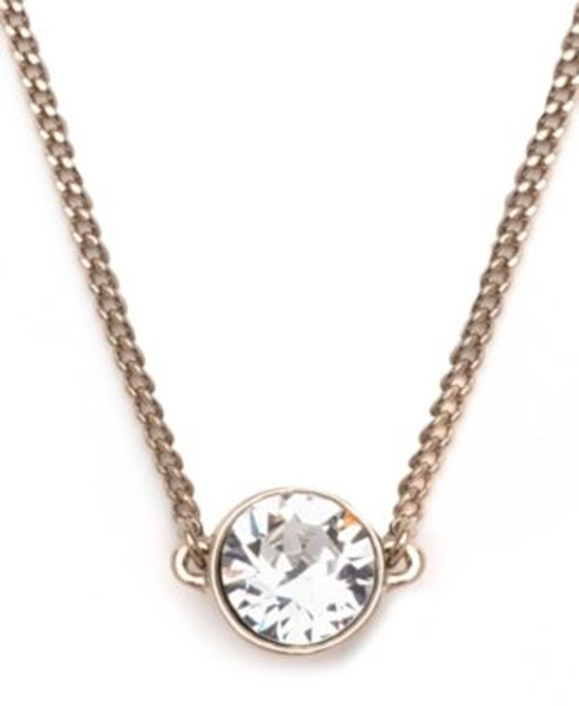 Givenchy Crystal Pendant Necklace, 16