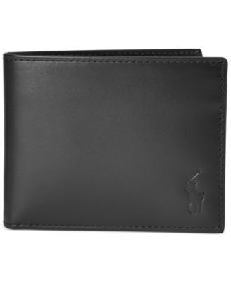 Men's Burnished Leather Passcase Wallet
