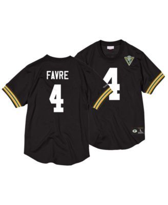 Brett Favre Green Bay Packers Big Tall 1996 Player Jersey - S - Black