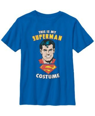 DC Comics Little and Big Boys This Is My Superman Costume Short Sleeve T-Shirt