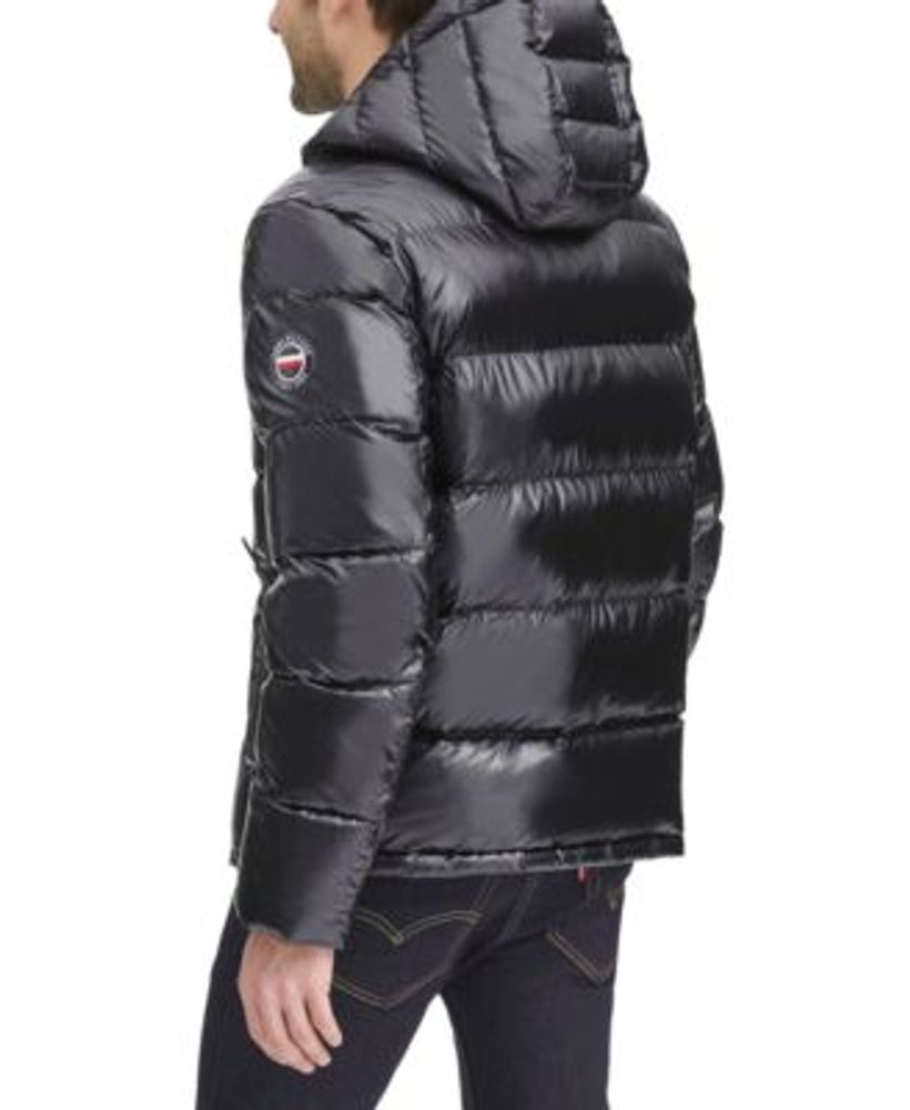 Tommy Hilfiger Faux-fur Hooded Sweater, Created For Macy's in Gray