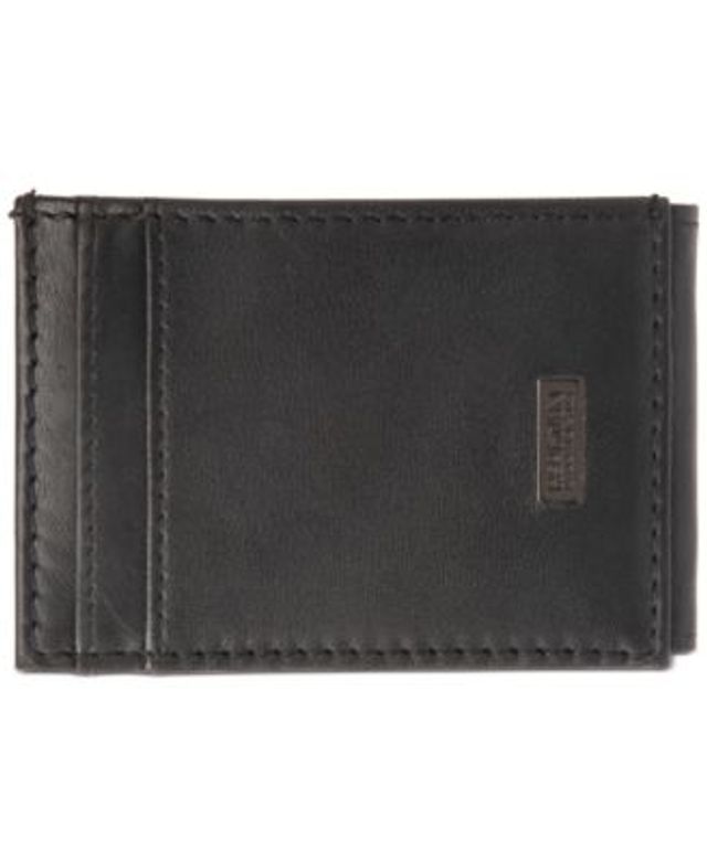 Kenneth Cole Reaction Men's Crunch Magnetic Front-Pocket Leather