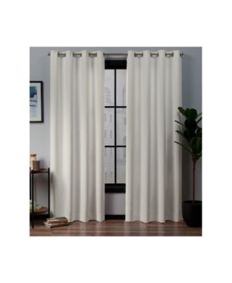 Curtains Academy Total Blackout Grommet Top Curtain Panel Pair, 52" x