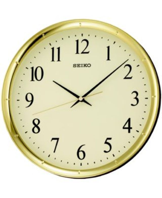 Seiko Melodies in Motion Gold-Tone Wall Clock | Dulles Town Center