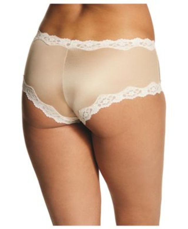 Maidenform Cheeky Women`s Scalloped Lace Hipster -, 9, Latte Lift at   Women's Clothing store